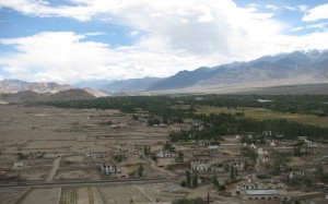 View from Thiksey Monastery