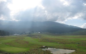 Scenic view of Gulmarg Golf Course during our walk from Gandola to taxi stand 2