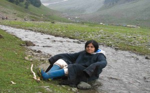 Thajiwas Glacier trek- We all fell down