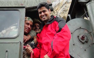 Chanak posing with our Brave Jawans