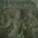 Lord Shiva slaying demon Andhaka